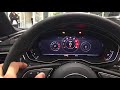 How to use the Virtual Cockpit system in a 2018 Audi S5