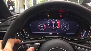 How to use the Virtual Cockpit system in a 2018 Audi S5