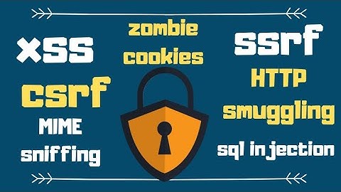 1 Hour of Popular Web Attacks (XSS, CSRF, SSRF, SQL Injection, MIME Sniffing, Smuggling and more!)
