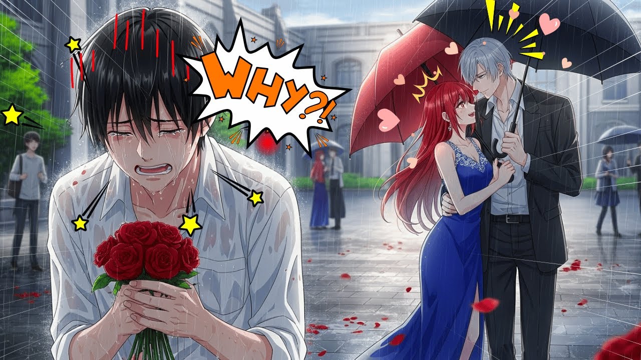 💕Mientras me AHOGABA en la lluvia en mi CUMPLEAÑOS, tú CELEBRABAS con ÉL | Animación Romántica