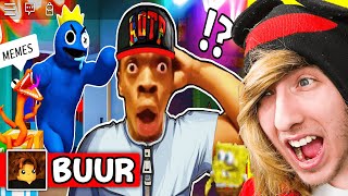 Rainbow Friends Funny Moments (Buur) | KreekCraft Reacts