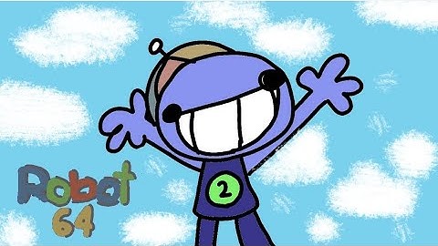Robot 64 animado