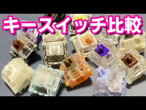 Mechanical Keyboard Switch Review & Sound Comparison - YouTube
