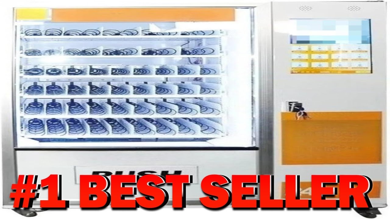 24 Hour Unmanned Self Service Vending Machine Refrigerated Combo for Beverages & Milk C - B0FR4721GD
