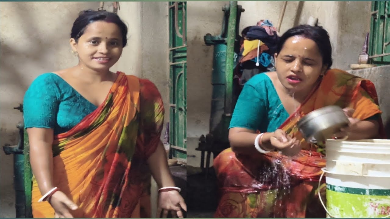 New bathing vlog💕Desi style