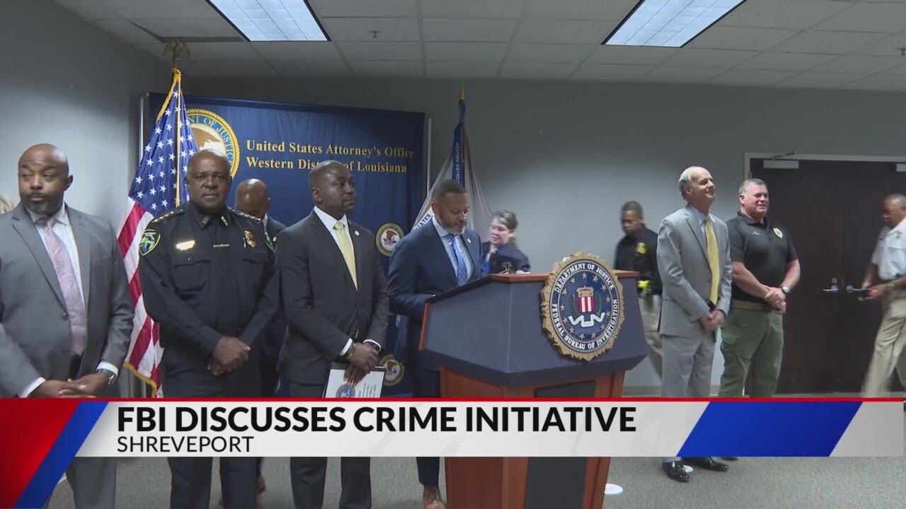 FBI discusses crime initiative in Shreveport
