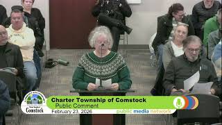 Comstock Township - Township Board - February 23, 2026 Meeting
