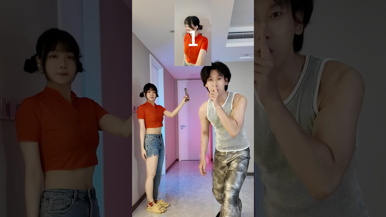 Watch till the end!🤣#funny #couple #dance #zoey #humor