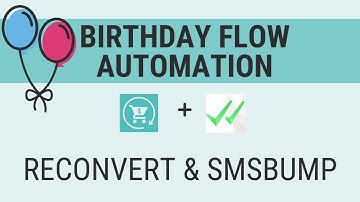 ReConvert + SMSBump Integration | Send Automated Birthday SMS Messages in 2020