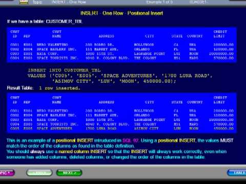 SQL 026 INSERT Command or How can I add one row of data?