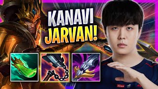 KANAVI PERFECT GAME WITH JARVAN! - JDG Kanavi Plays Jarvan JUNGLE vs Lee Sin! | Season 2023