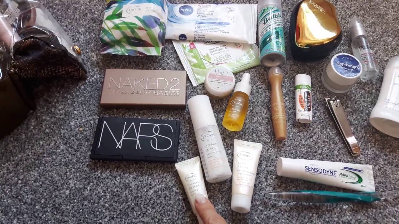 What's in my Weekend Washbag YouTube