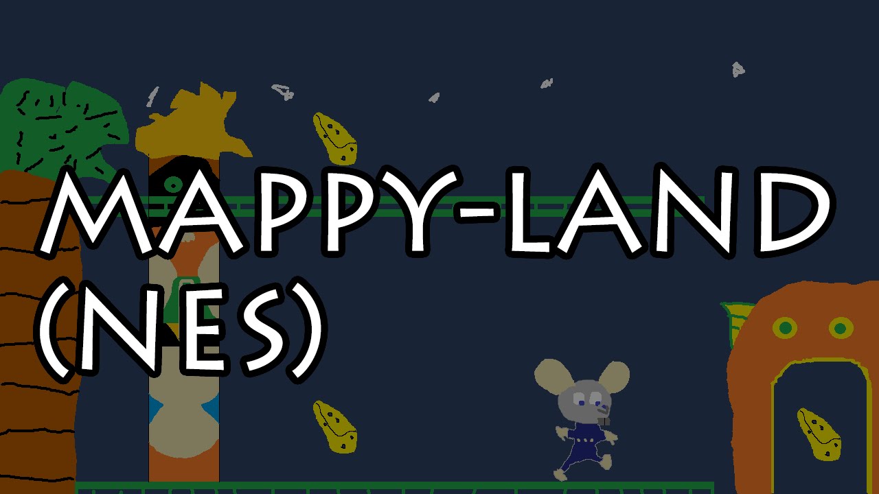 Mappy-Land (NES) - 5 Player Race - YouTube