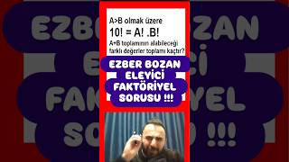 Ezber Bozan Faktöri̇yel Sorusu Öriyel