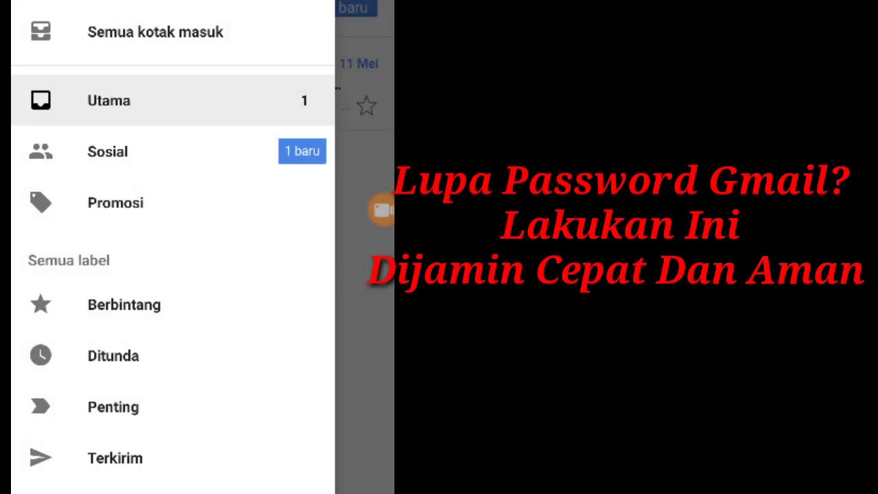 CARA MENGETAHUI SANDI EMAIL YANG LUPA DI PERANGKAT ANDROID