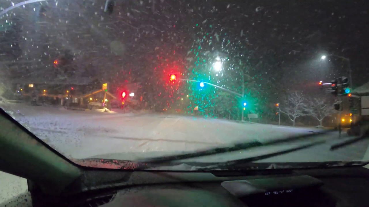 Just DUMPING snow in Big Bear Lake, CA. 12/26/2019 Bear Mountain and