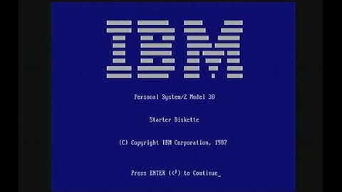 Creating a Starter, Option, or Reference Diskette for an IBM PS/2