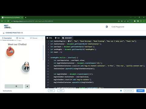 Chatbot | Coding Practice 13 |  Todos Application 4 | NxtWave | ccbp 4.o