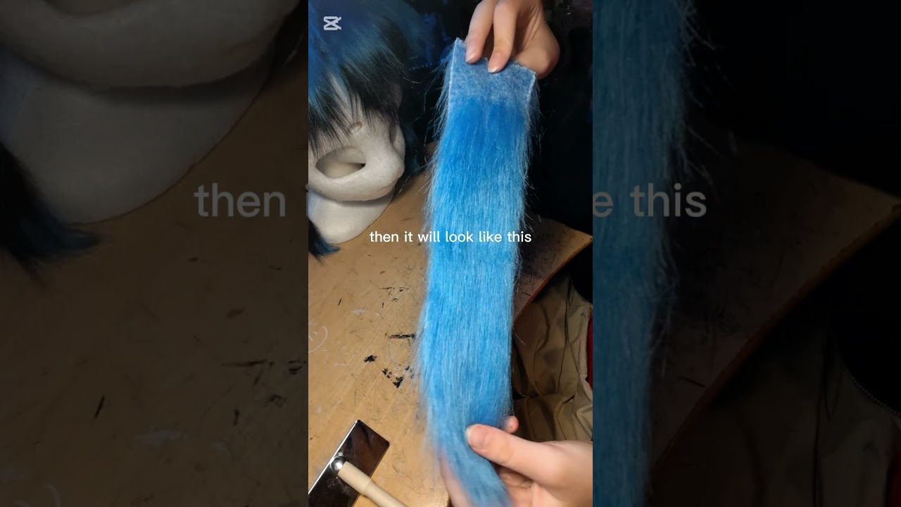 how to make fursuit hair 