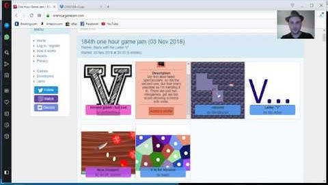 Playing all the games made for 154th one-hour-game-jam