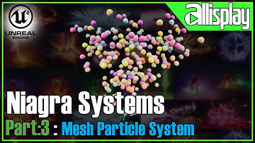 N3: Niagara Mesh Particle System | Niagara systems for Beginners | AIP