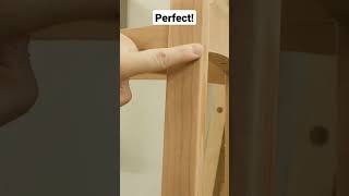 #shorts How to remove a dent from wood! Easy #DIY trick