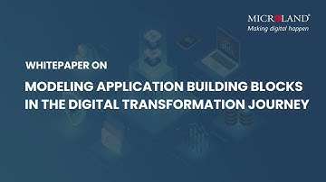 Modelling Application Building Blocks in the Digital Transformation Journey