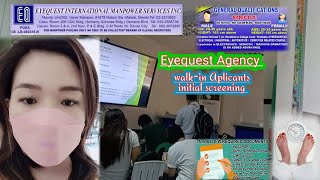 How to apply EYEQUEST AGENCY walk -in aplicants #factoryworkerintaiwan #jobseekers #jobs #2023