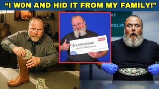 9 Lottery Winners who WON & Kept It SECRET From Their Family (Real Winners' Stories)