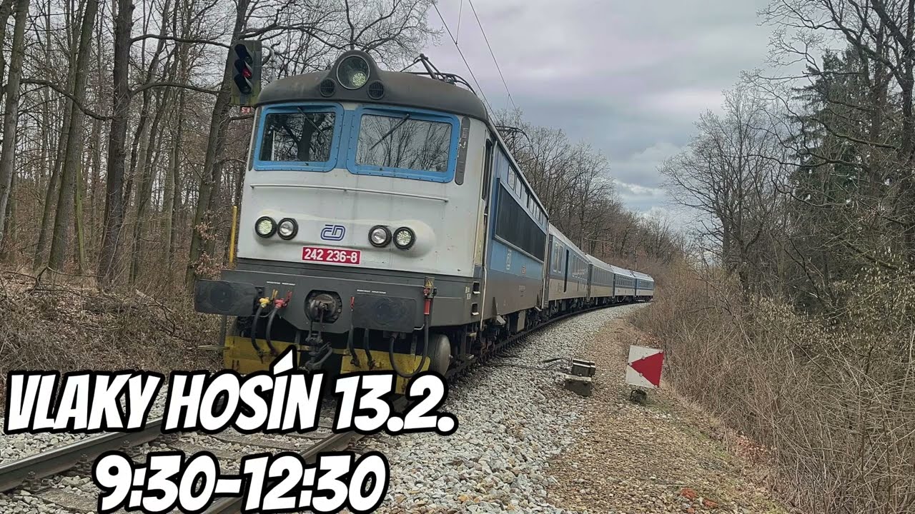 Vlaky hosín 13.2. Čas 9:30-12:30
