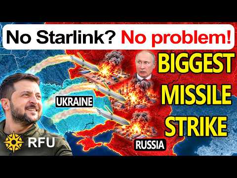 Ukraine conducts most intense strike on Russia, amid Starlink issues