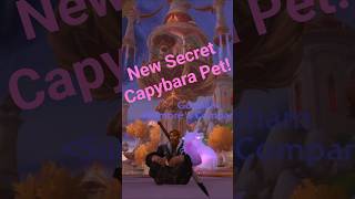 New Secret Capybara Pet  worldofwarcraft midnight