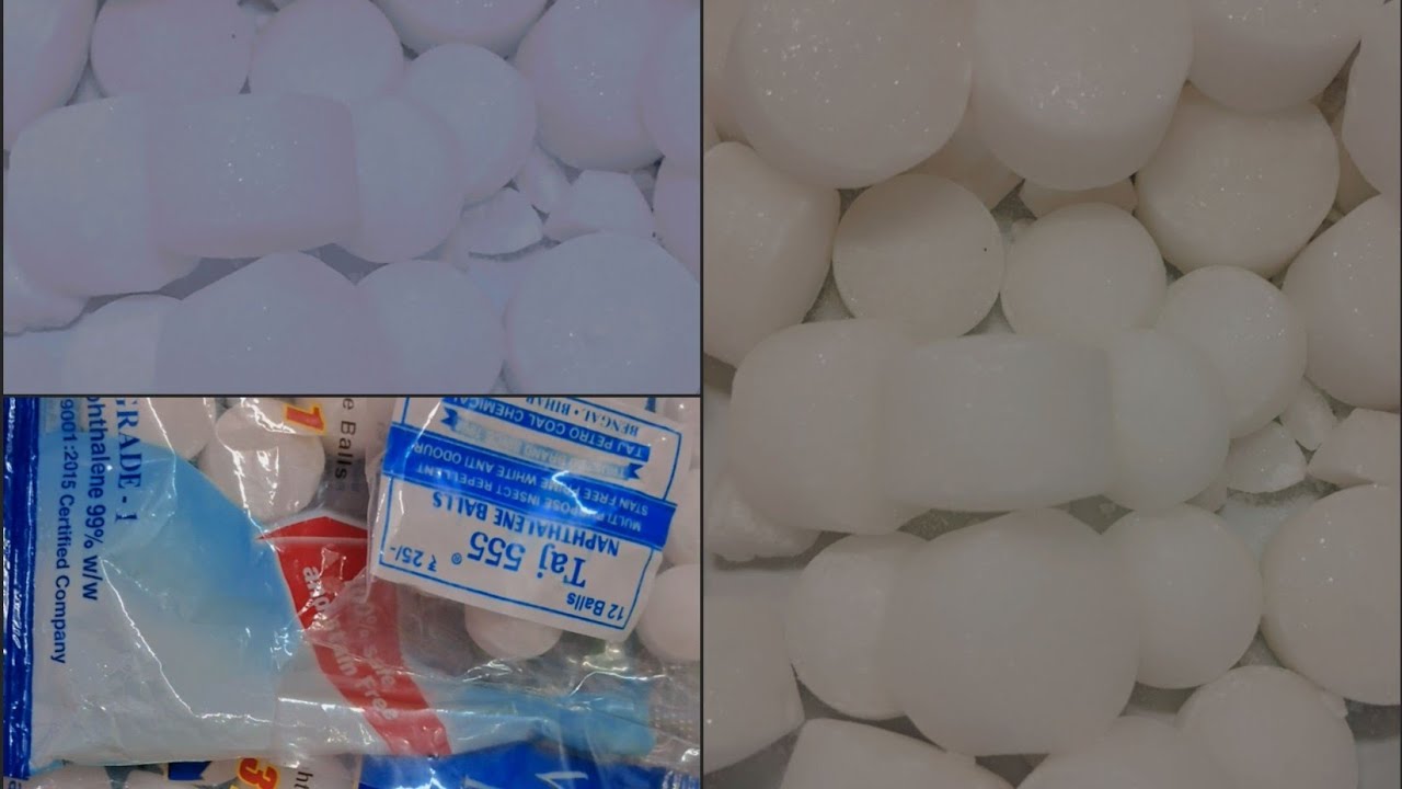 Special Video of hand crushing mothballs and cutting with scissor😍 