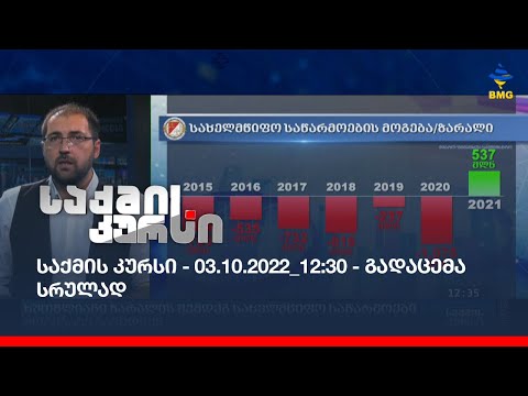 საქმის კურსი - 03.10.2022_12:30 - გადაცემა სრულად