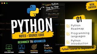 Python Tutorial for Beginners #1 | Programming Languages &amp; Python Introduction