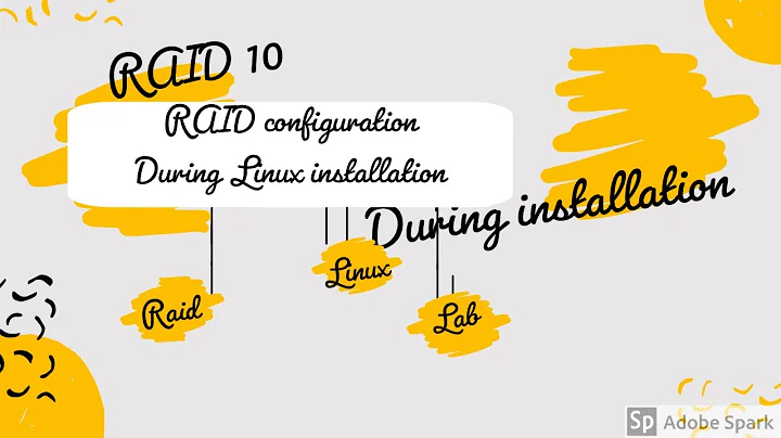 Software RAID 10 configuration during Linux  installation