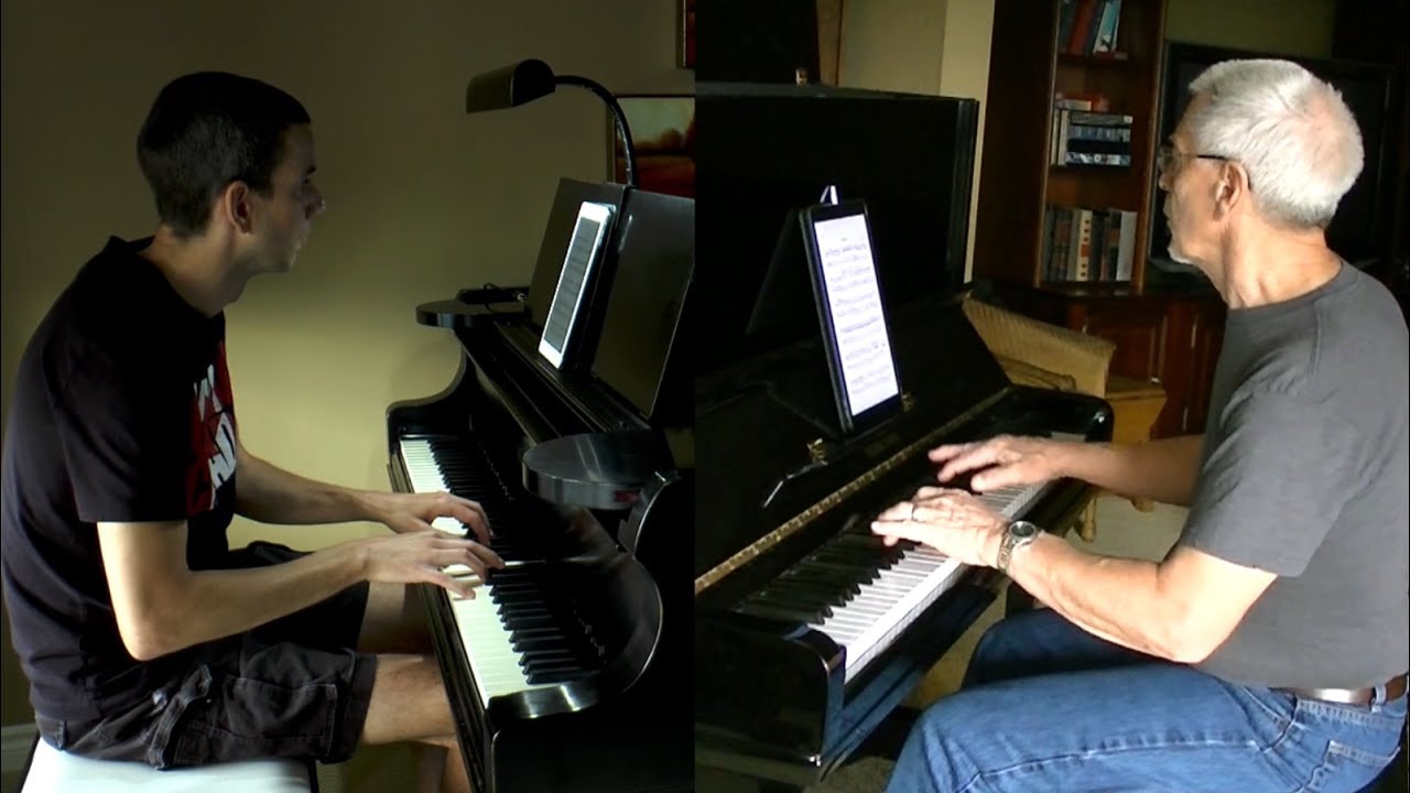 J. S. Bach: Sheep may safely graze (2 pianos)