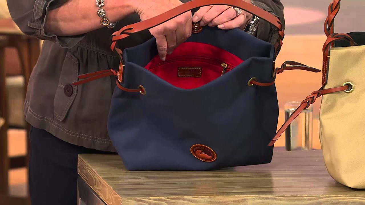 Dooney Bourke Nylon Sac With Braided Handle Amy Stran You