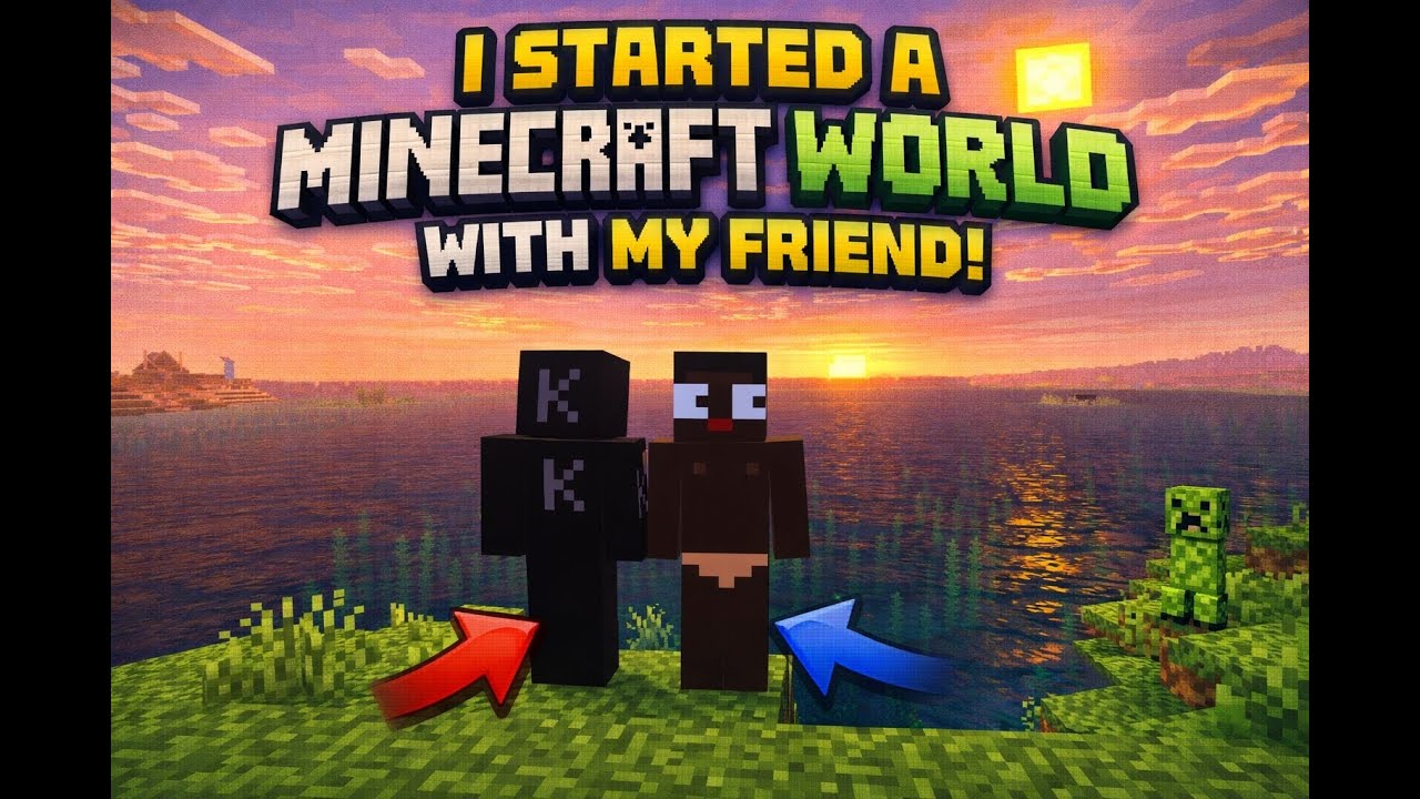 I Started A Minecraft World With My Friend - YouTube