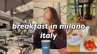 Milano Vlog Italian Breakfast: trying different cafés where you can have breakfast in Milan | Italy