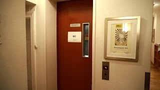 Machine Room Tour! 1970s KONE roped hydraulic elevator @ Øvre Vollgate 15, Oslo, Norway