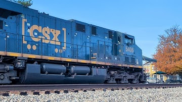 Northbound CSX mixed manifest on track one 