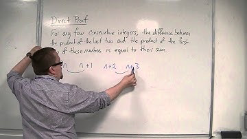 OCR MEI Core 3 8.07 Direct Proof Example 3 - A Second Algebraic Argument