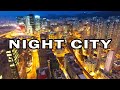 Night city timelapse free stock footage compilation  royalty free no copyright royaltyfree city