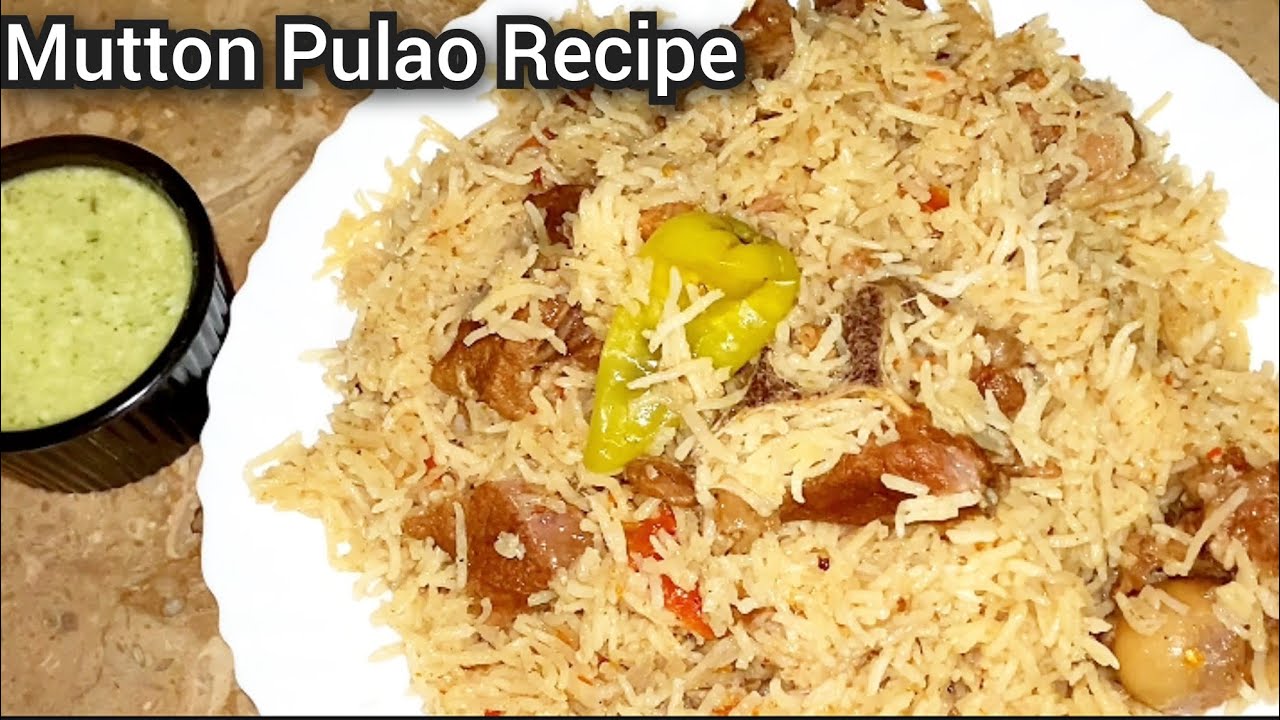 Mutton Pulao Recipe||Eid Special Recipe||Mutton White Pulao||foodfusion
