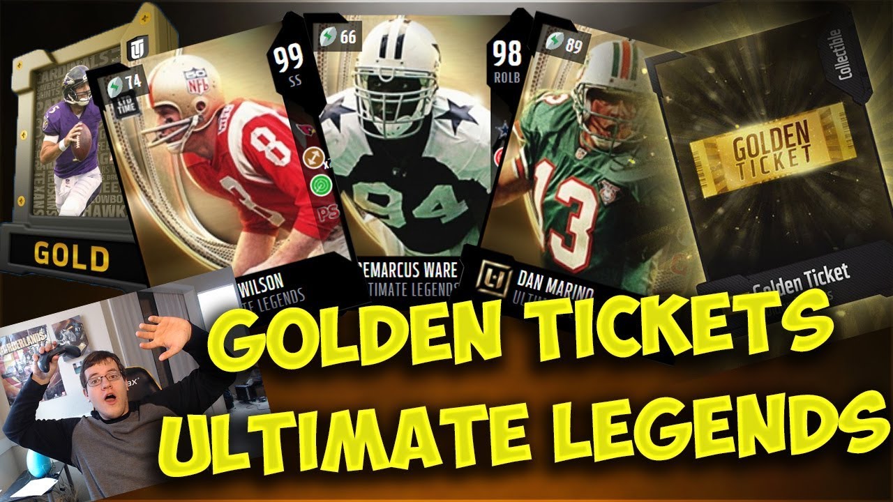 Pulling A Bunch Of Packs For Golden Tickets! 99 Ltd Larry Wilson - Madden 18 Ultimate Team Mut 18