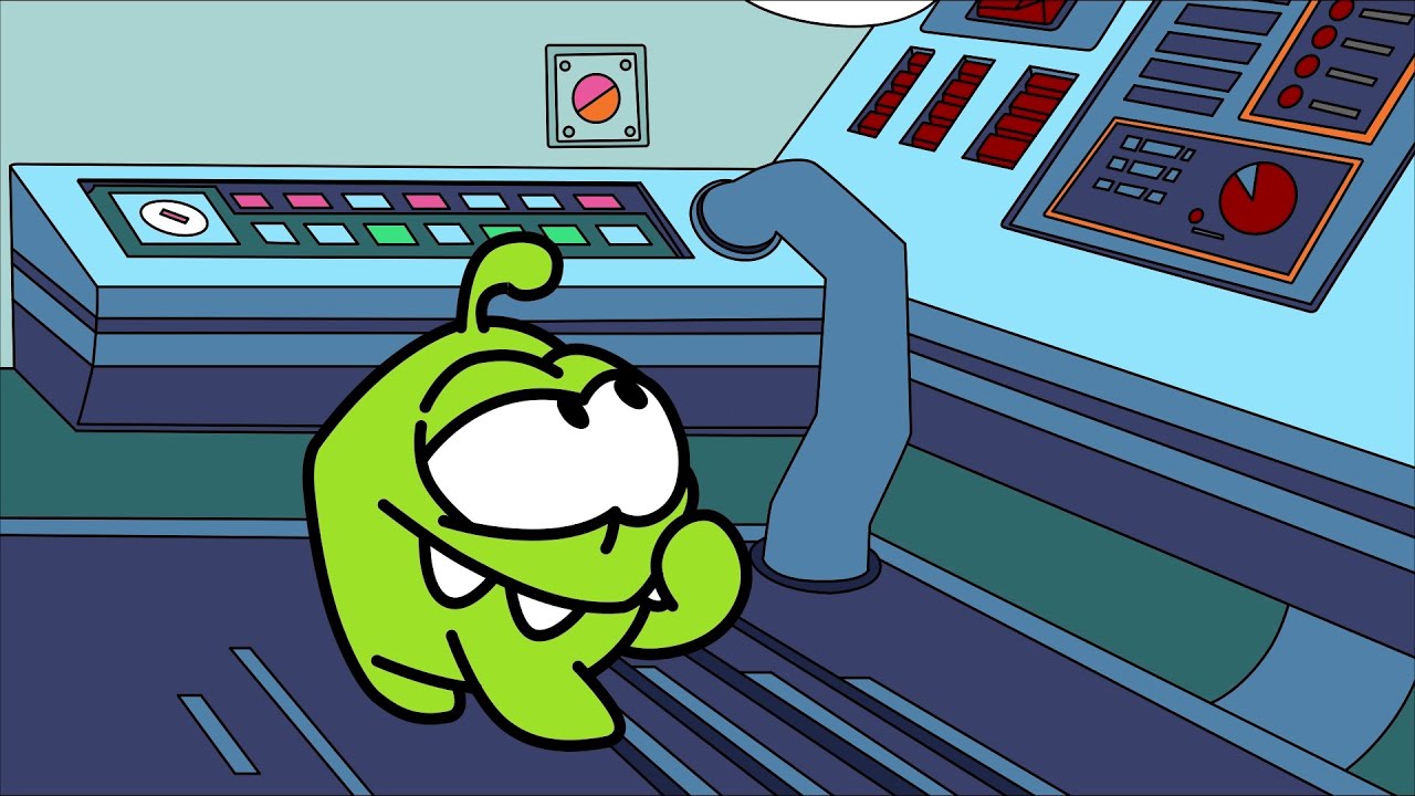 ⁣Lerne die Farben mit Om Nom in der Episode „Astronaut“ aus Om-Nom Geschichten: Traumberuf