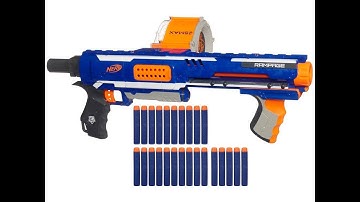 Nerf N-Strike Elite Rampage range test