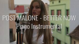 Post Malone (Piano Karaoke Instrumental) Better Now