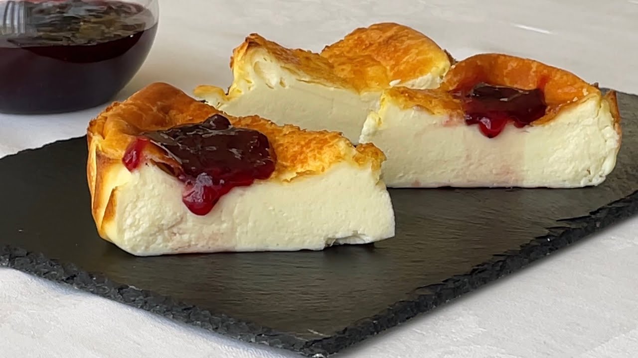 3 Ingredients  Yogurt Cake | No Sugar or Flour